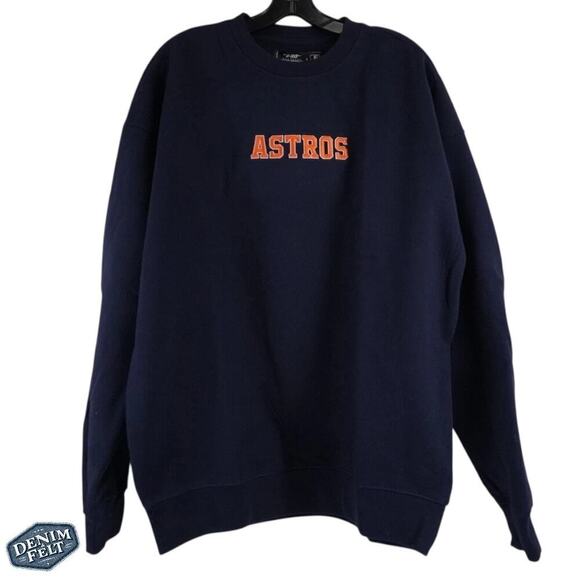 Pro Standard MLB HOUSTON ASTROS WINGSPAN EMBROIDERED CREWNECK/SWEATSHIRT | NEW!! - Picture 6 of 16